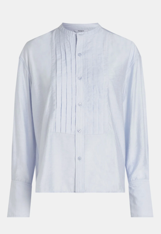 Penn&Ink N.Y - Bluse oxford blue