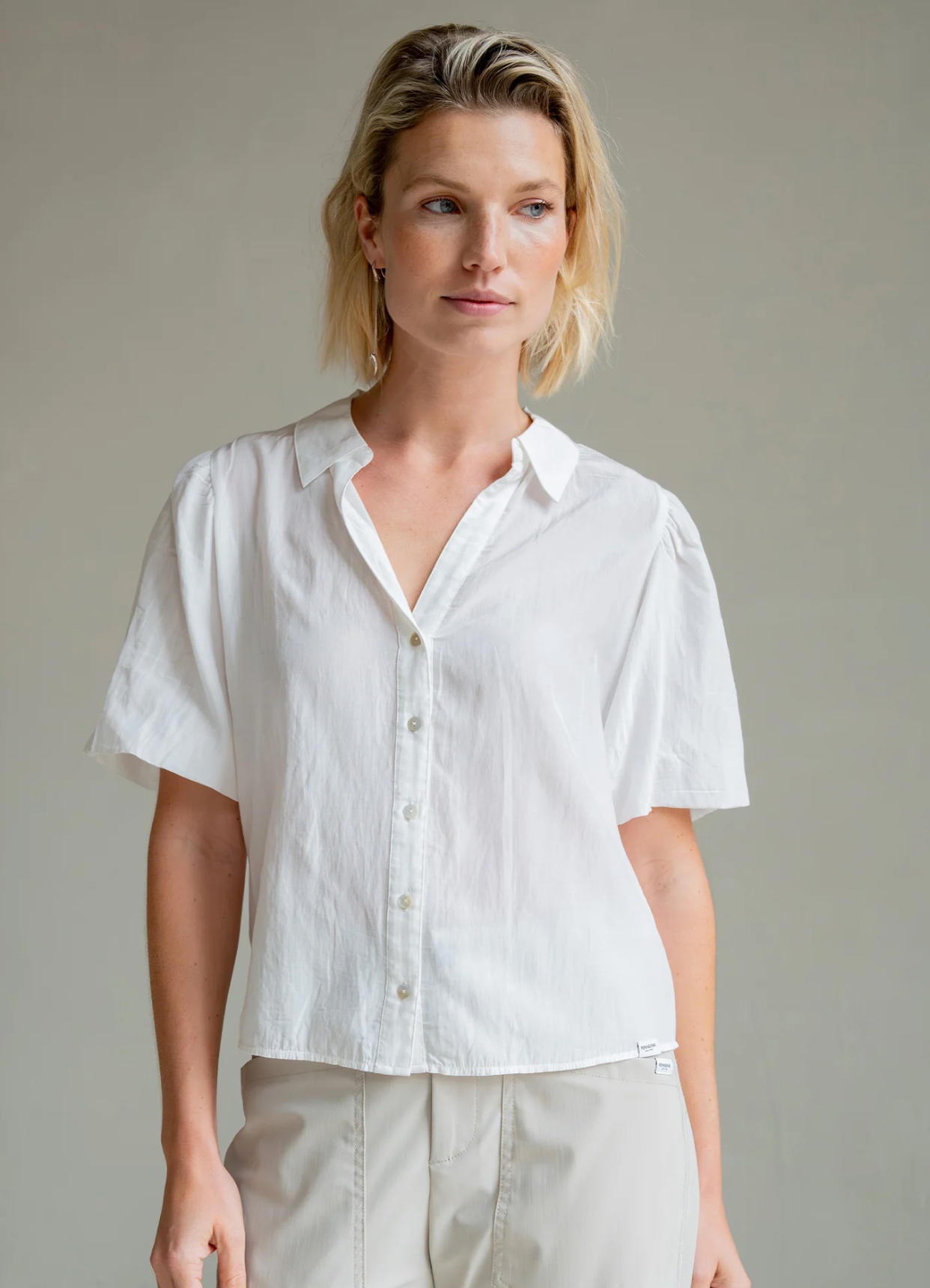 Penn&Ink N.Y -Blouse white Summer Collection 2025