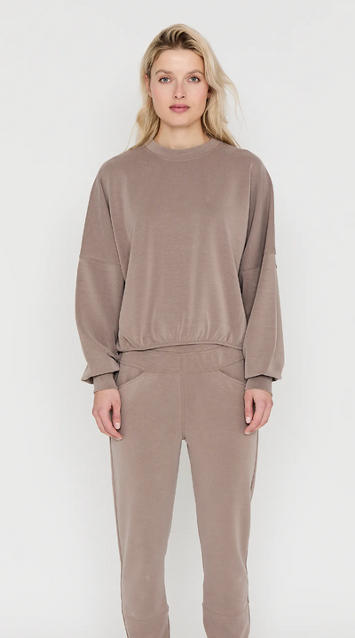 MSCW Collection Sweater Again Taupe und Brown 2025
