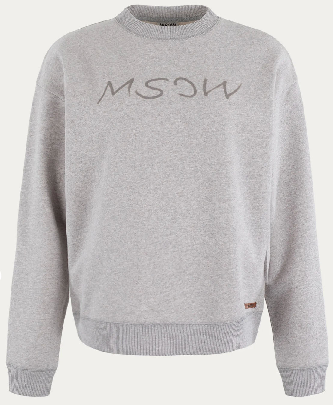 MSCW Collection Sweater Logo in den Farben Beige und Taupe 2025