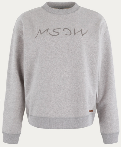 MSCW Collection Sweater Logo in den Farben Beige und Taupe 2025