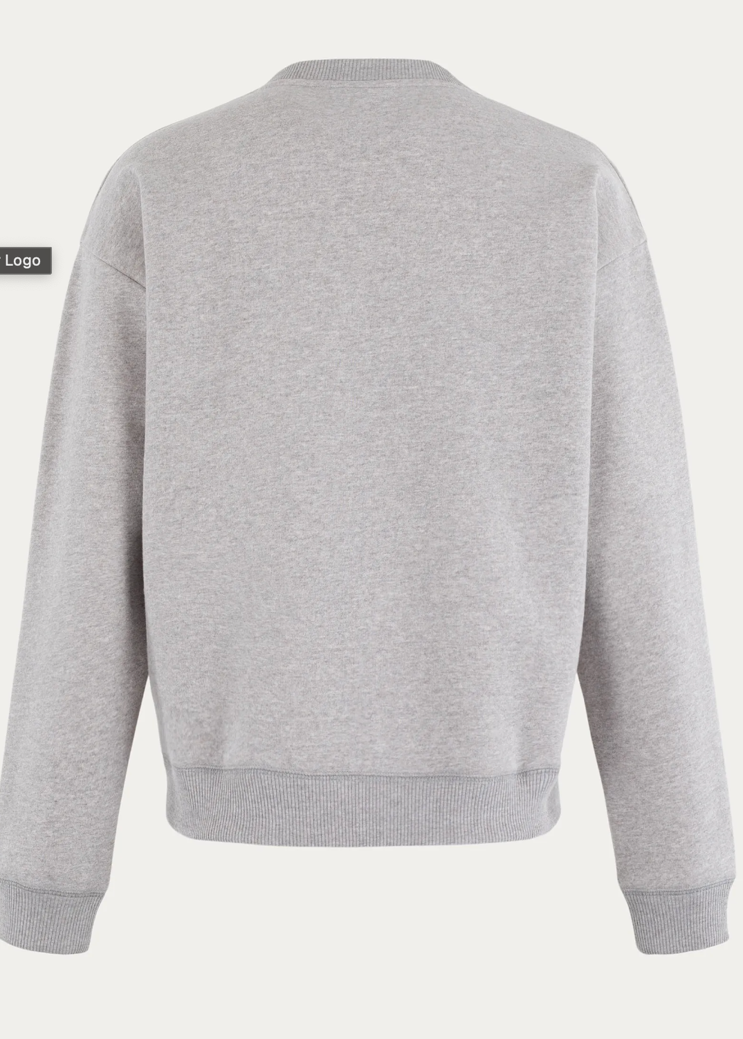 MSCW Collection Sweater Logo in den Farben Beige und Taupe 2025