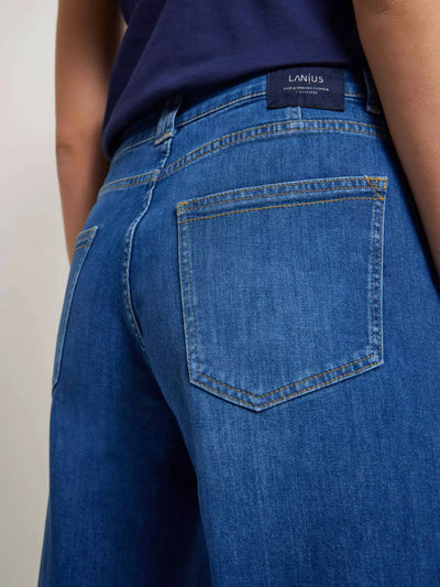 Lanius - Relaxed Jeans aus Bio-Baumwolle - Mid Blue