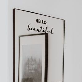 Eulenschnitt - Sticker Hello Beautiful