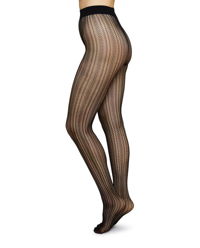 Swedish Stockings - Selma Pantyhose Net - Black
