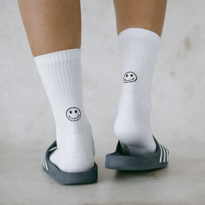 Eulenschnitt - Socken Smiley